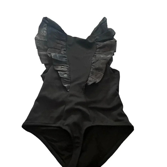 Intimately by Free People Women's Black Paper Planes Bodysuit Size SP - Picture 10 of 11
